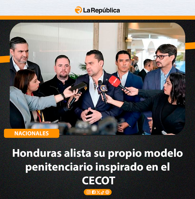 Honduras alista su propio modelo  penitenciario inspirado en el  CECOT - Cover Image